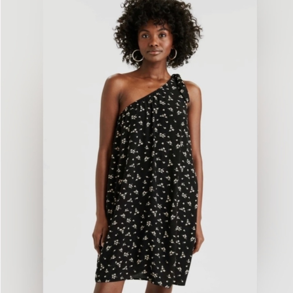 Floral One Shoulder Dress